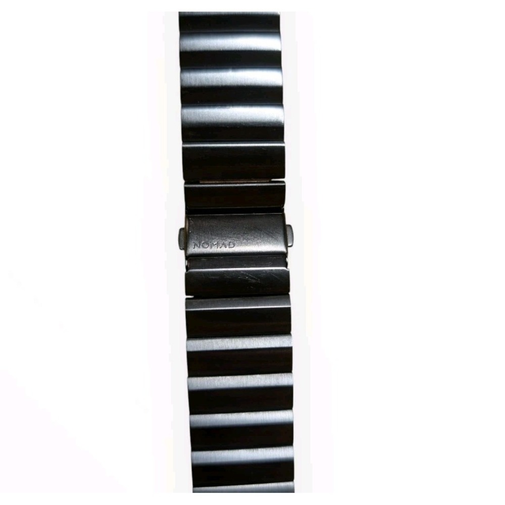 Oo8-U NOMAD Stainless Steel Apple Watch Band 46mm -‎ BLACK (Used Slight Scuffing